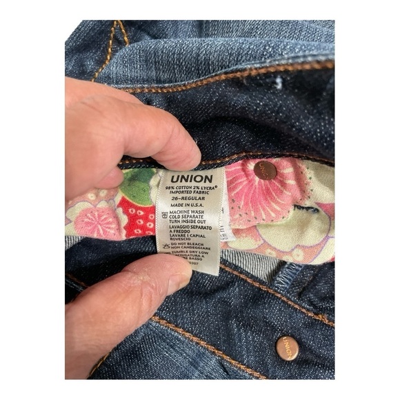 UNION Los Angeles USA
Fresco sapphire Mid Rise
Straight Leg Jeans Blue 26
Y2K - Picture 6 of 12